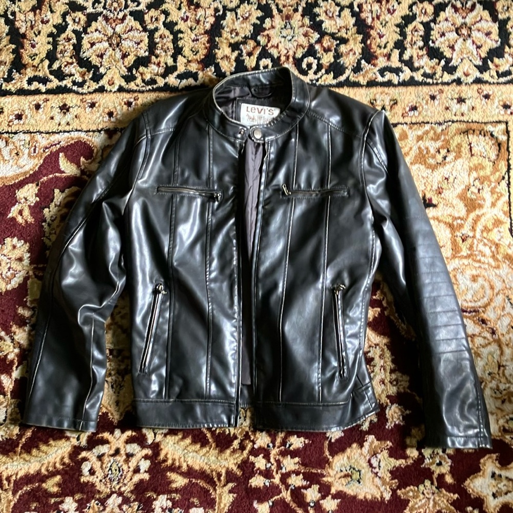 Levi's Shiny Black Jacket